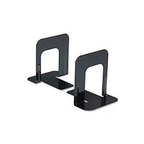 Standard Economy Metal Bookends, Black Enamel, Universal Products, Mfr#: 54051